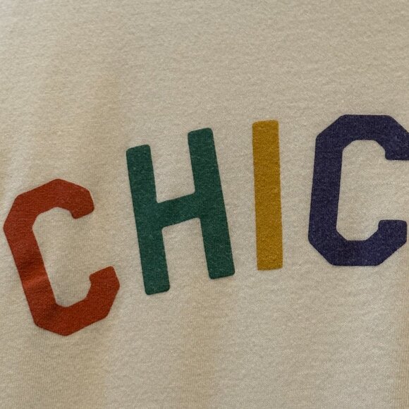 Alice & Wonder | Sweet Home Chicago Tee | Ivory | Size: S - Picture 4 of 9